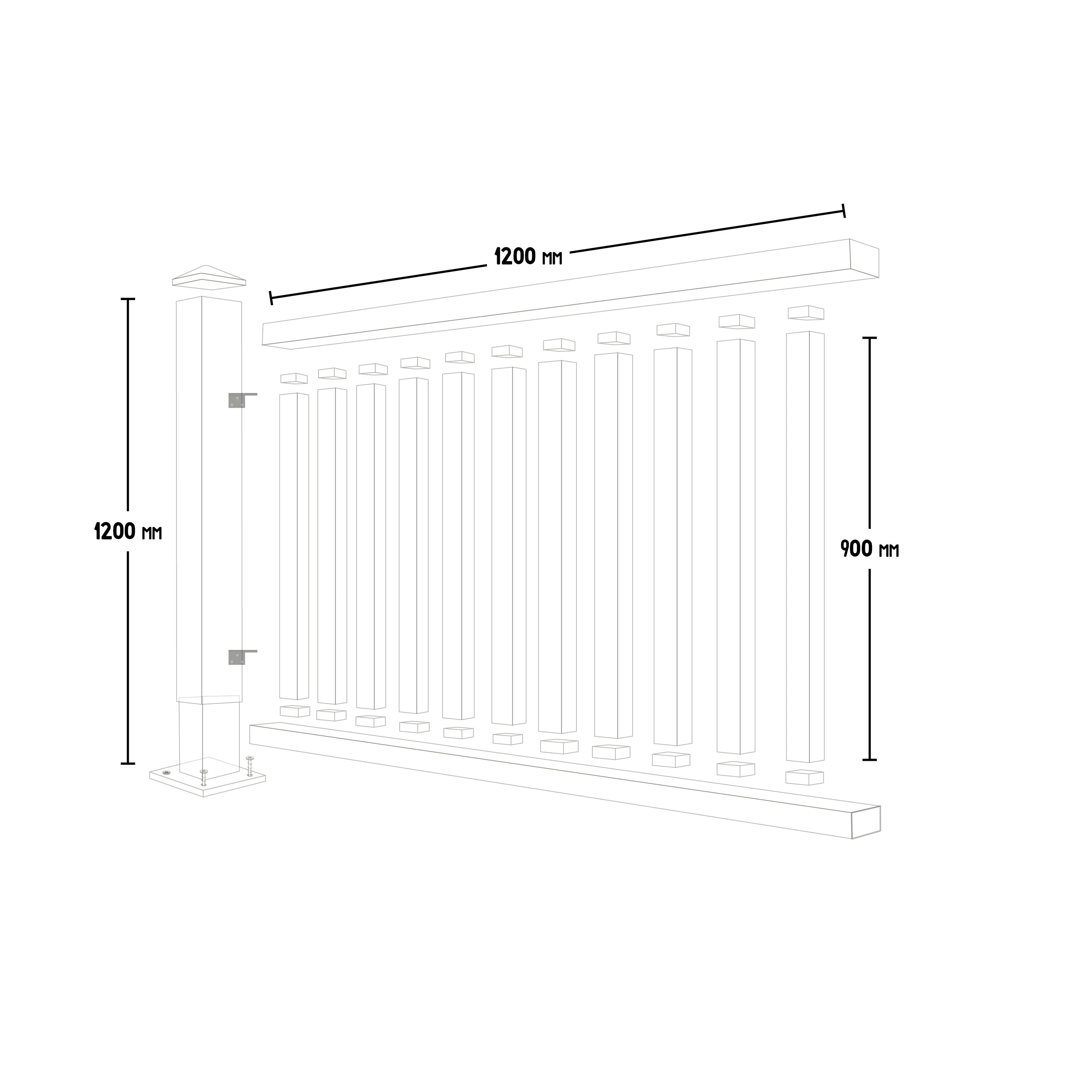 Composite balustrade post - Image 6
