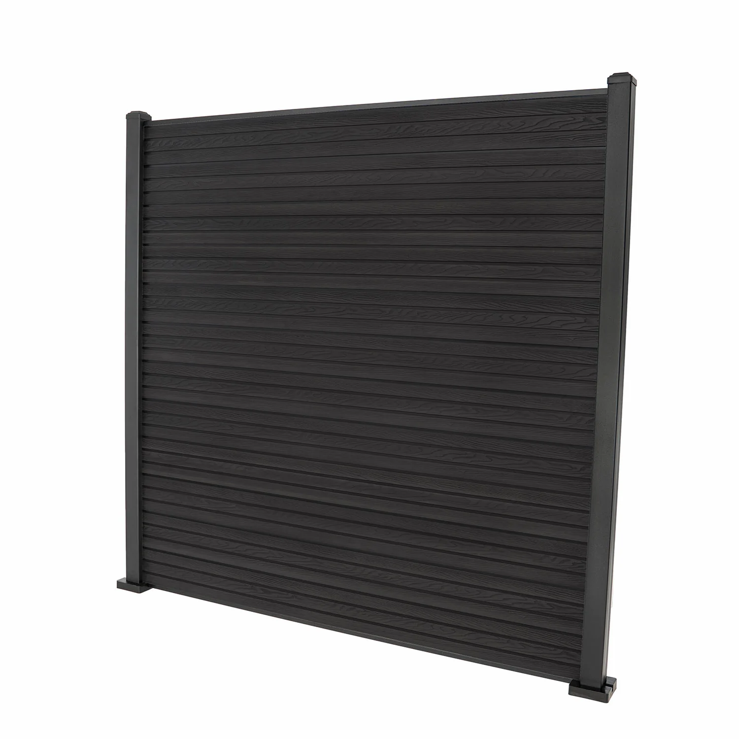 Dark Grey Core Fencing | Slatted - Image 11