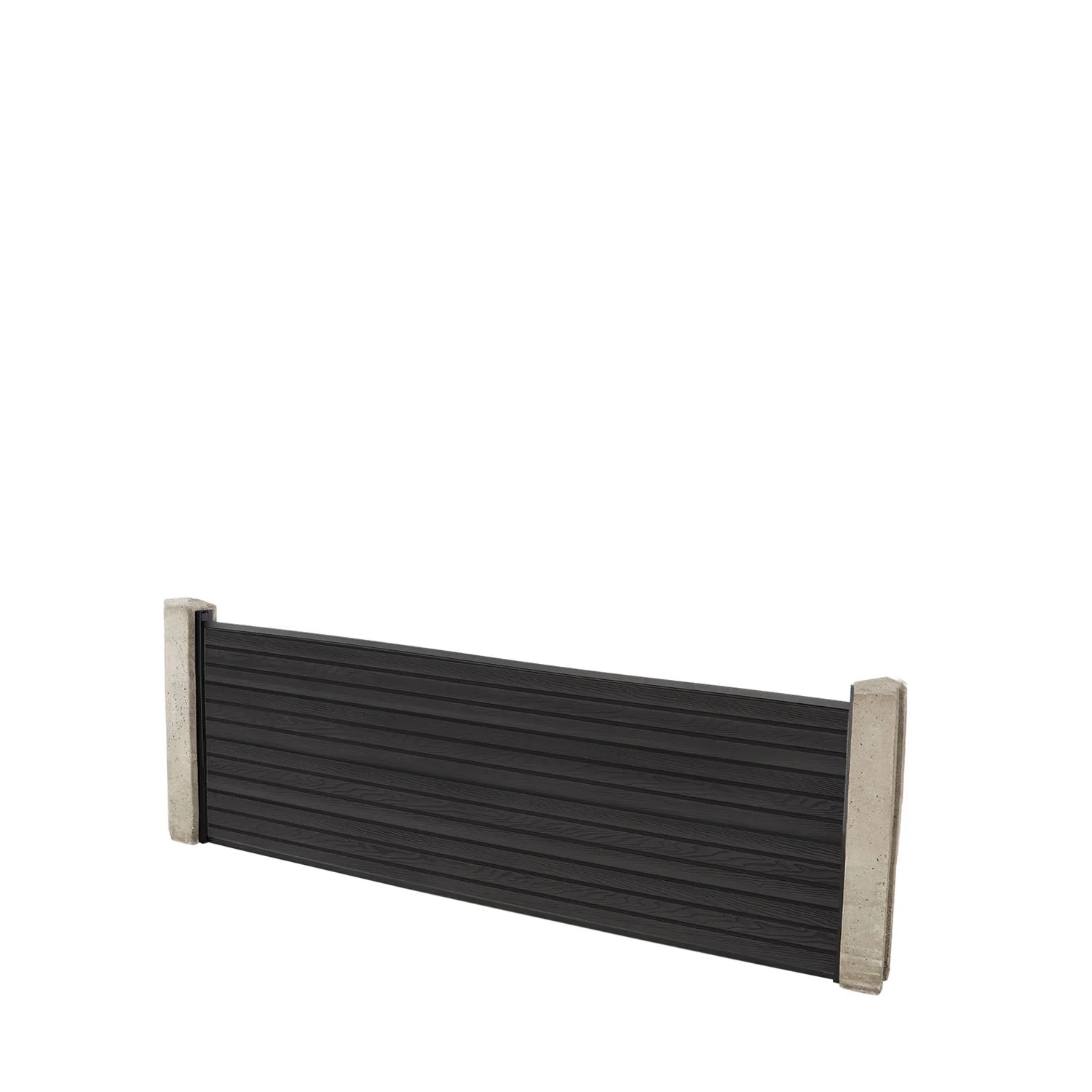 Dark Grey Core Fencing | Slatted - Image 13