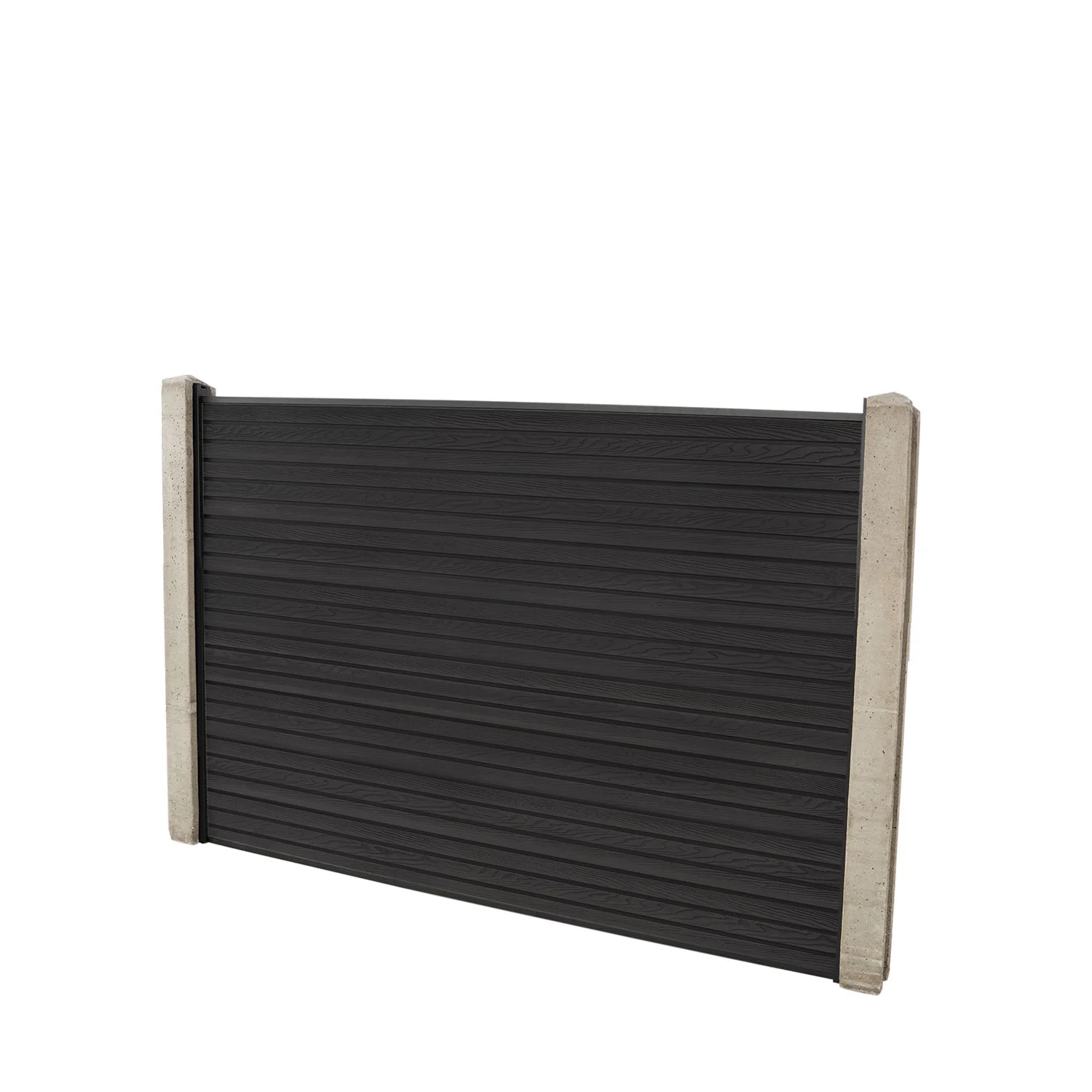 Dark Grey Core Fencing | Slatted - Image 15