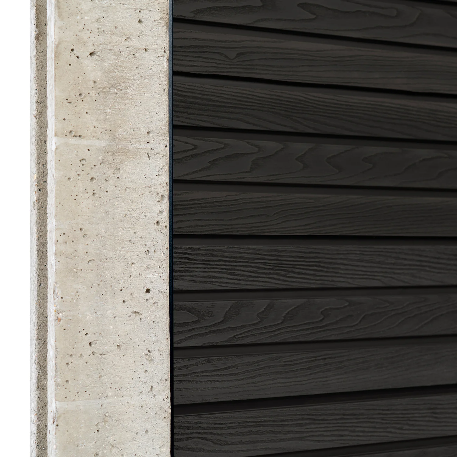 Dark Grey Core Fencing | Slatted - Image 3