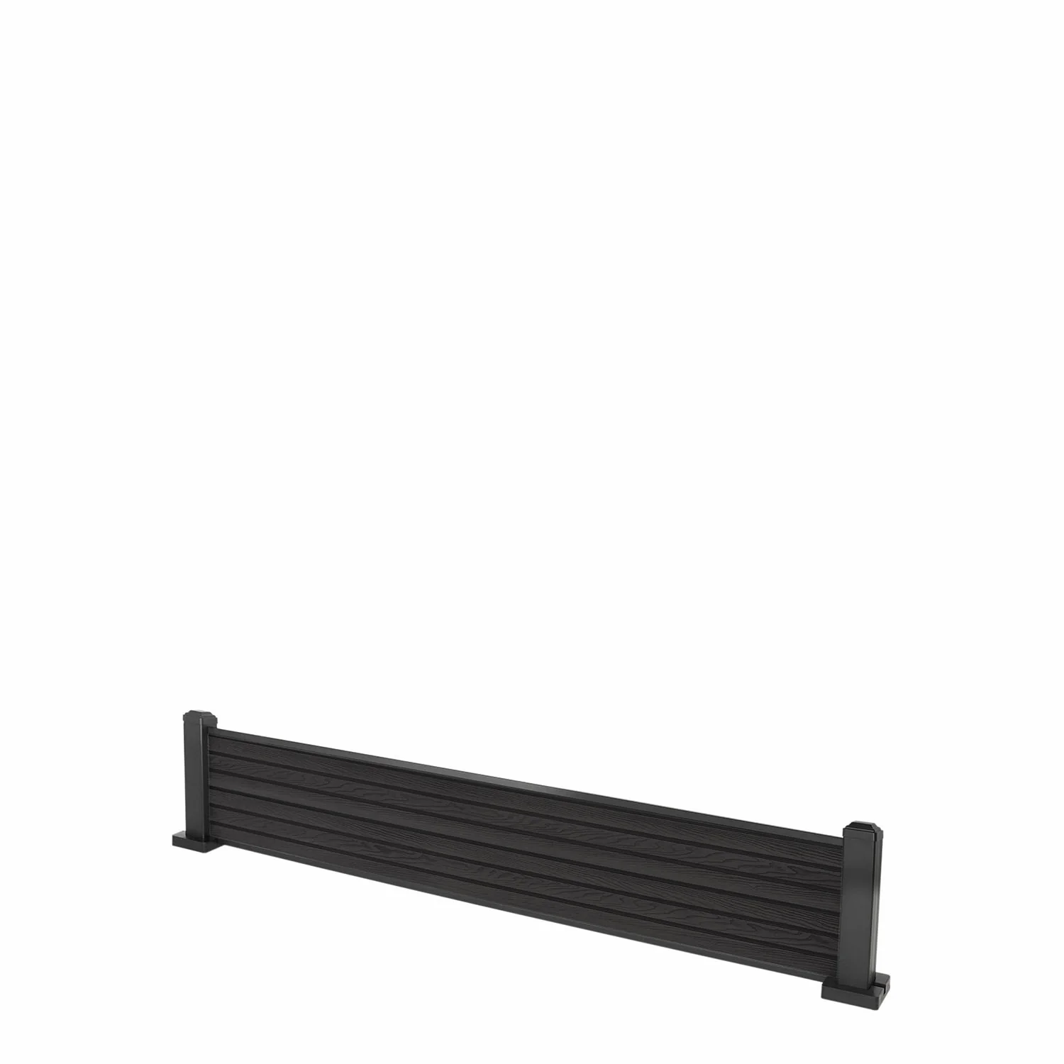 Dark Grey Core Fencing | Slatted - Image 6