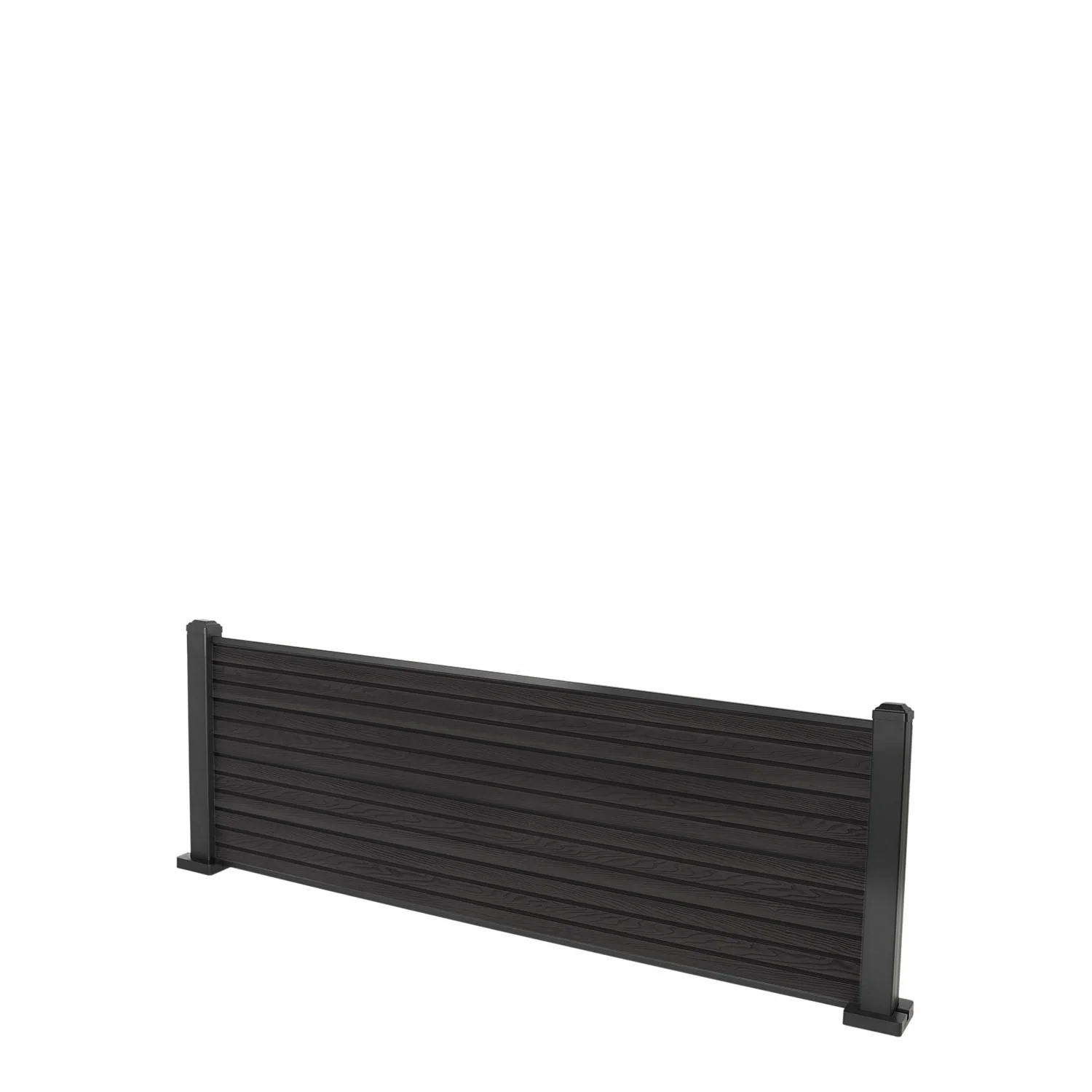 Dark Grey Core Fencing | Slatted - Image 7