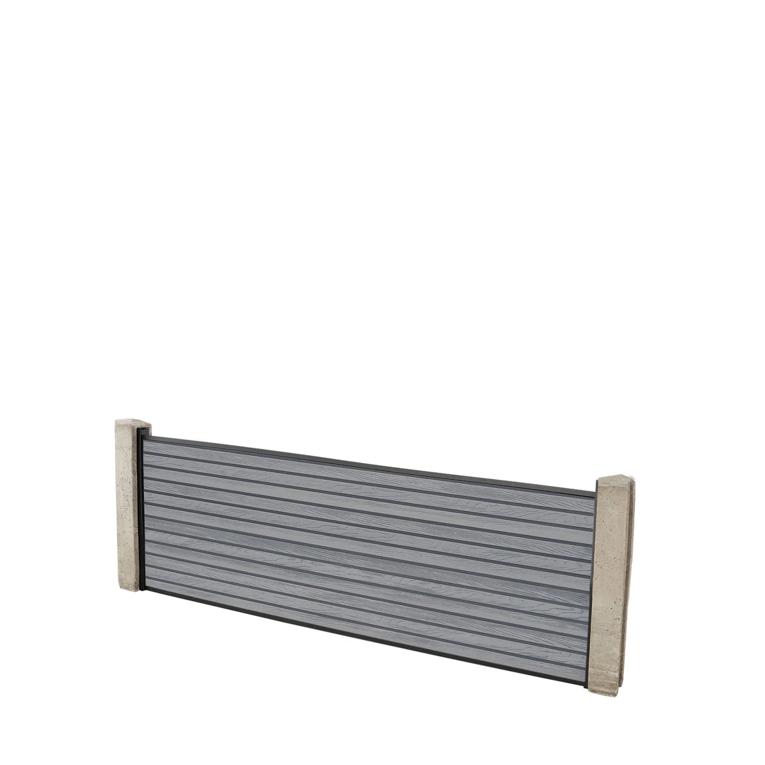 Light Grey Core Fencing | Slatted - Image 13