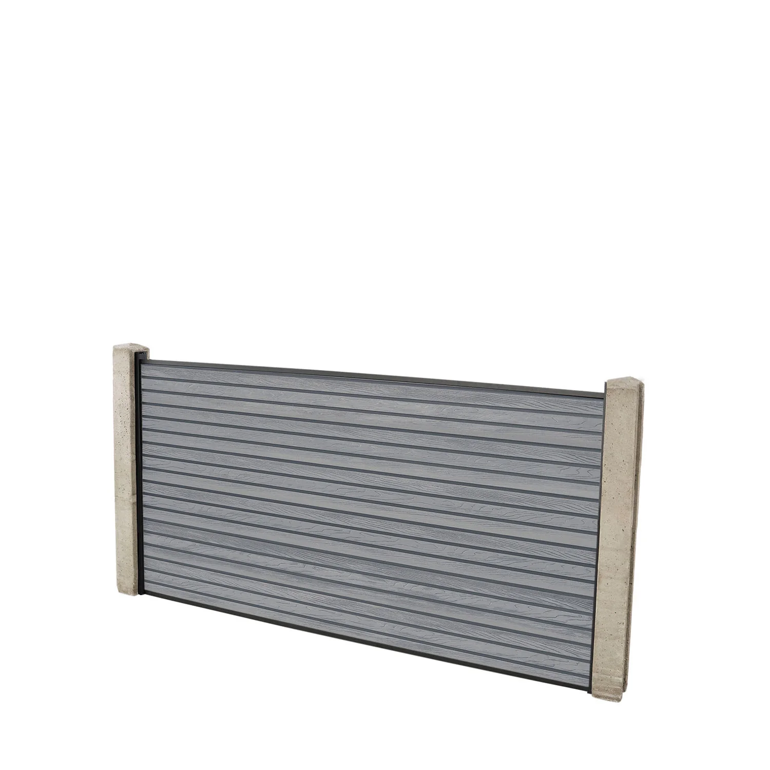 Light Grey Core Fencing | Slatted - Image 14