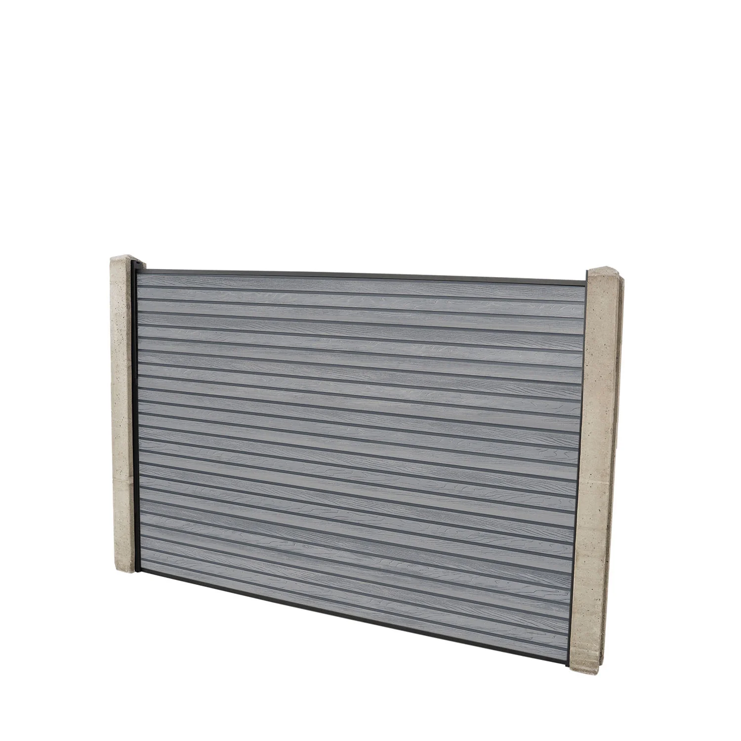 Light Grey Core Fencing | Slatted - Image 15