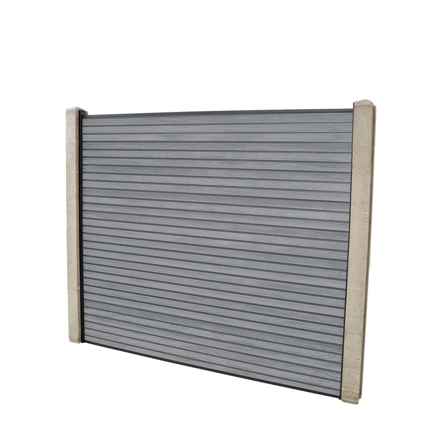Light Grey Core Fencing | Slatted - Image 16