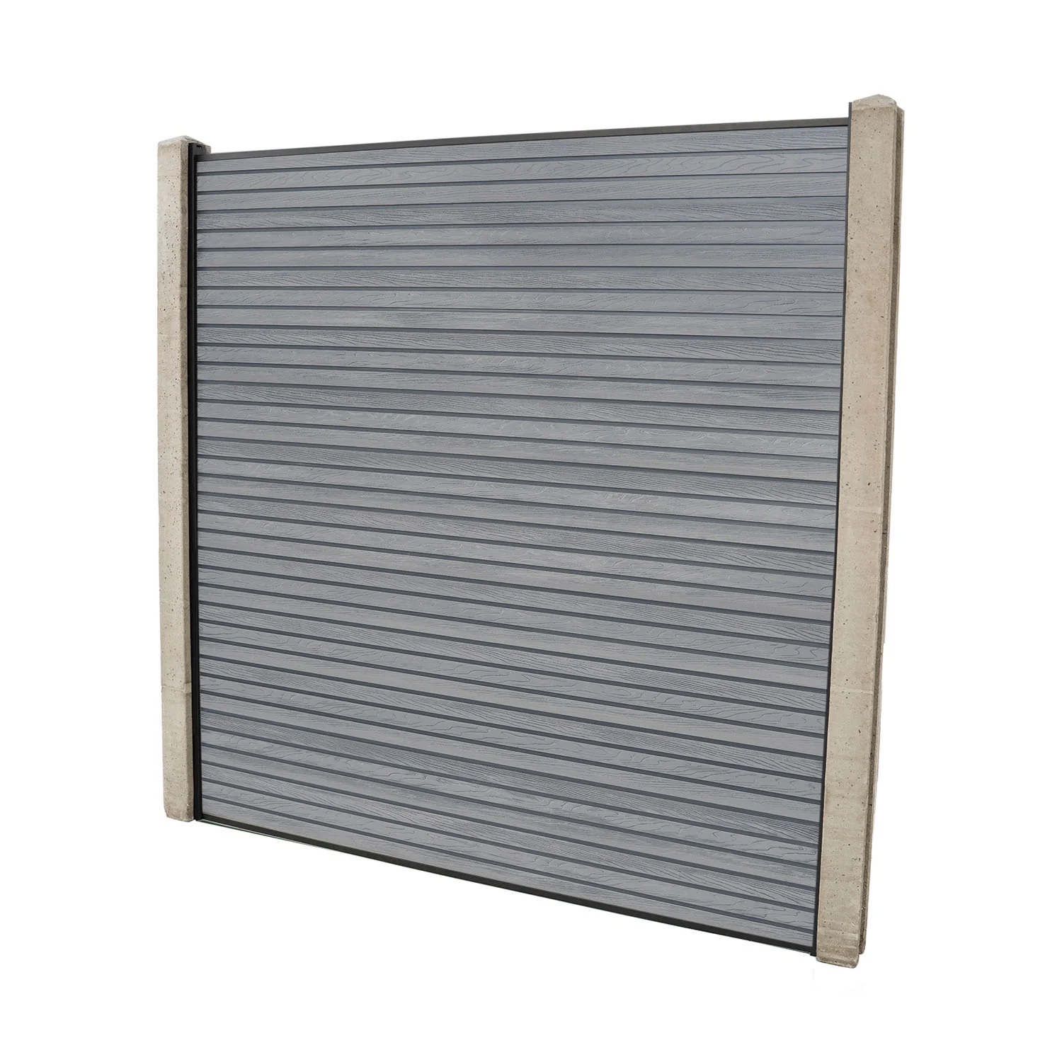Light Grey Core Fencing | Slatted - Image 17