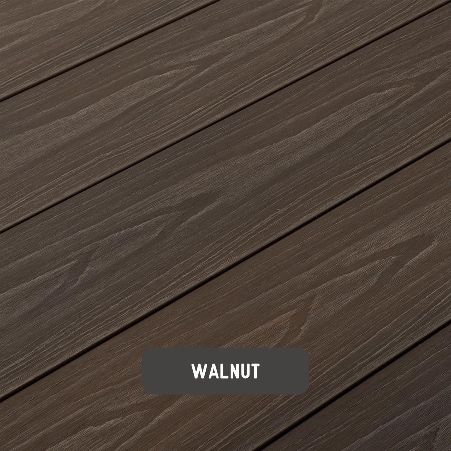 Walnut Premium Decking Boards | 3600mm x 140mm x 23mm - Image 3
